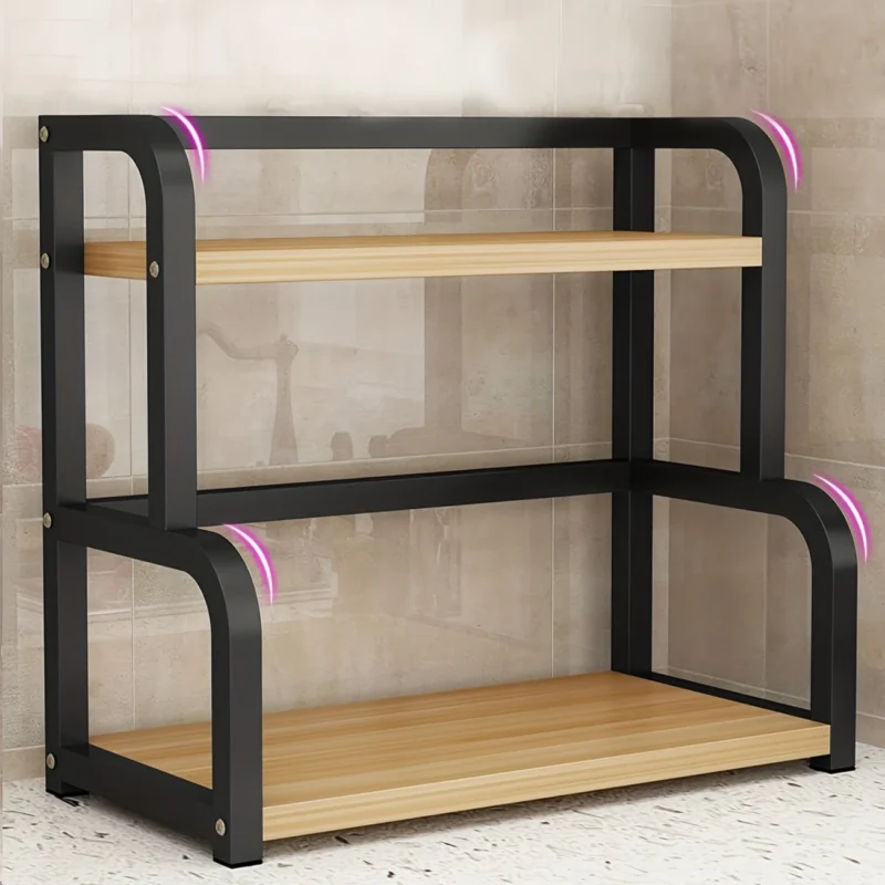 Kitchen storage rack, Countertop seasoning multi-layer storage rack