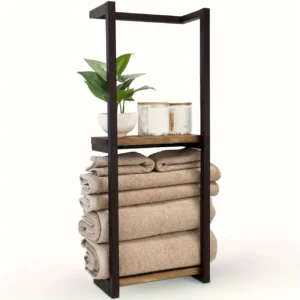 Art Deco Wall Mounted Towel Rack