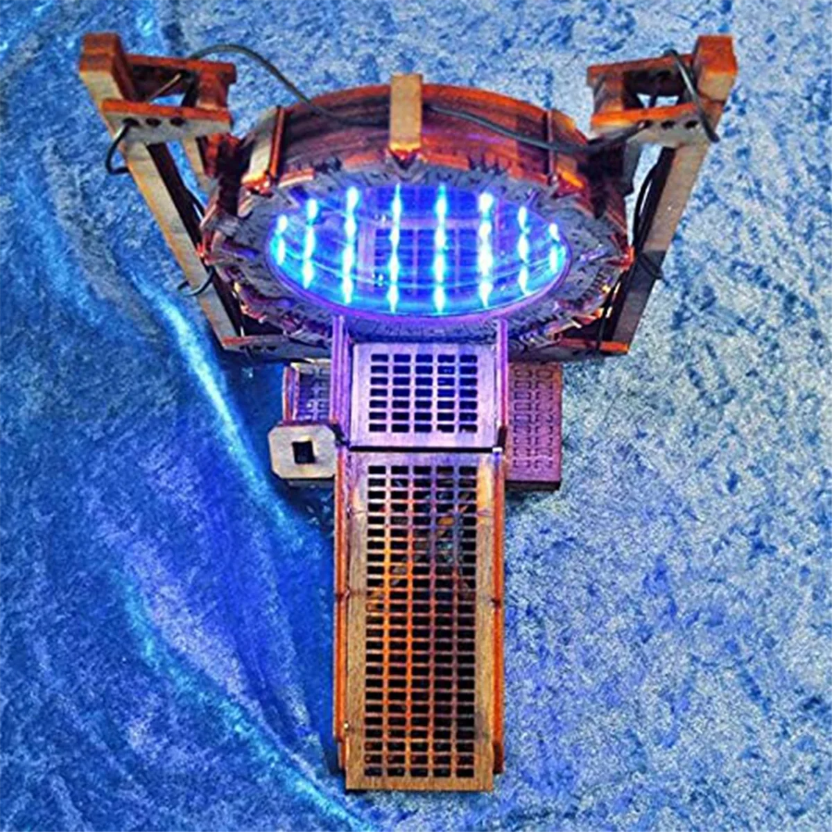 Stargate Bookends, Ornaments, Table Lamps, Gifts, LED Lighted Portal Bookends, Two-Way Galaxy Door, Creative - Image 5