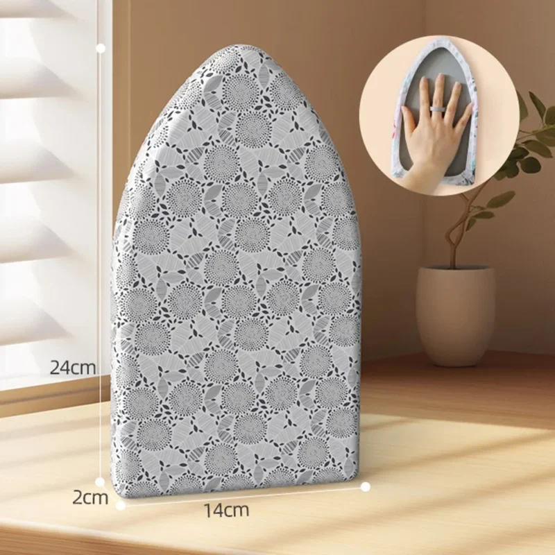 Mini Ironing Board Anti-scald Heat Resistant Ironing Gloves Handheld with Finger Loop Ironing Table Rack for Home&Travel