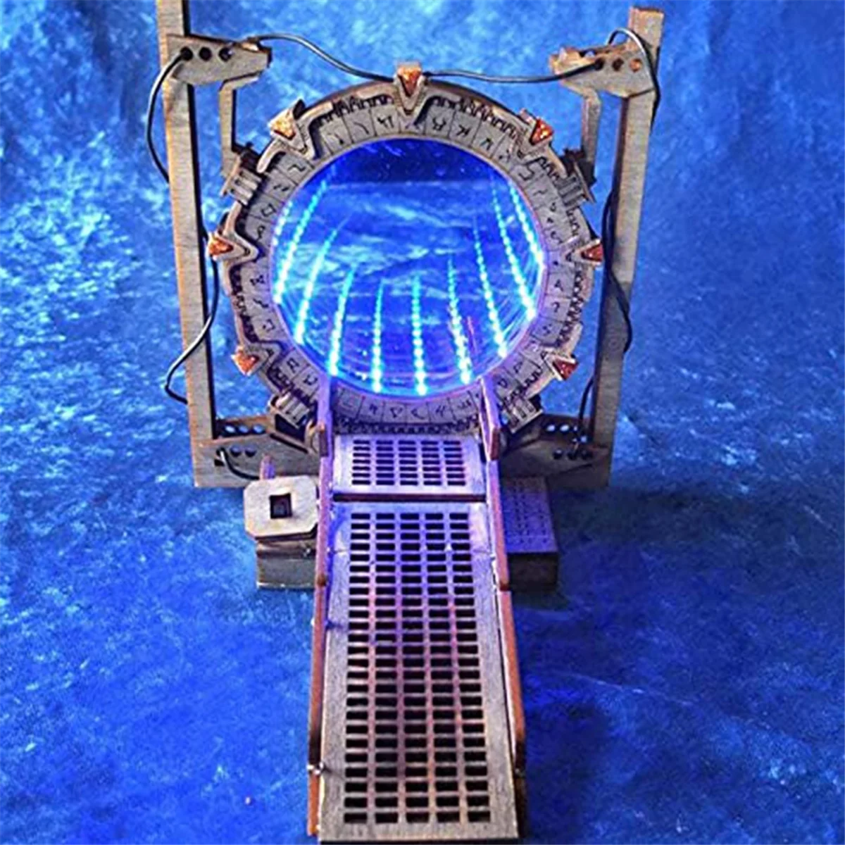 Stargate Bookends, Ornaments, Table Lamps, Gifts, LED Lighted Portal Bookends, Two-Way Galaxy Door, Creative - Image 3