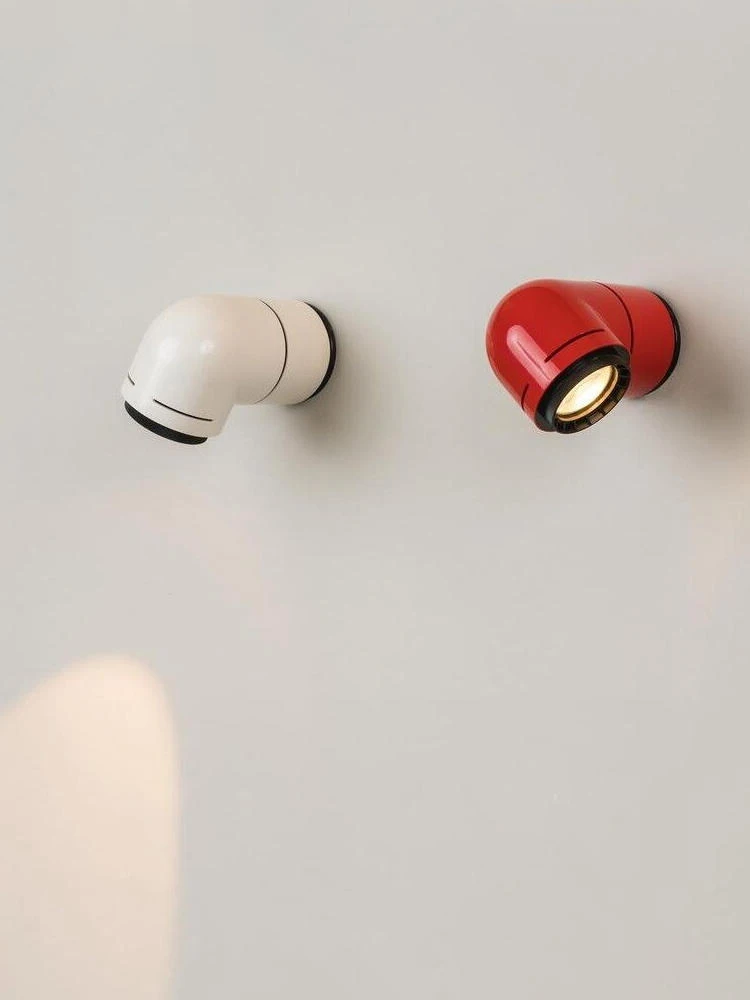Spanish Santa Cole Space Age Tatu Floor light Red/White Water Pipe Table lamp for Bedroom Living Room Designer Floor Lamp - Image 3