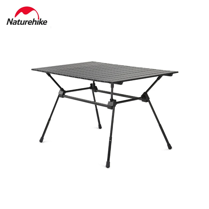 Naturehike Lightweight Aluminum Alloy Table Lifting Outdoor Picnic Portable Folding Table Tour Fishing Table Height Adjustable