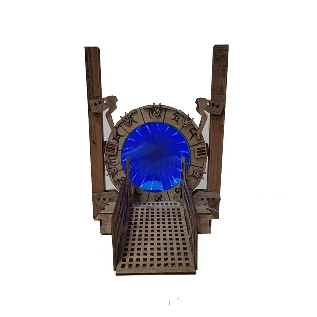 Stargate Bookends, Ornaments, Table Lamps, Gifts, LED Lighted Portal Bookends, Two-Way Galaxy Door, Creative - Image 2